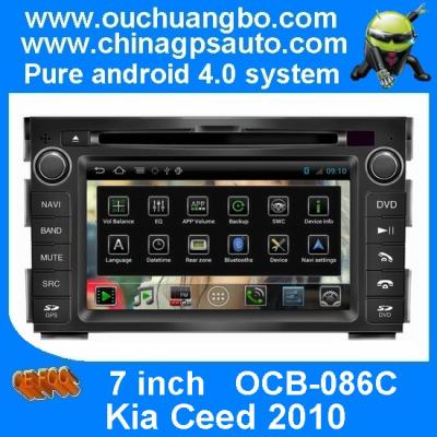 China Ouchuangbo Android 4.0 Car 3G Wifi GPS Navigation for Kia Ceed 2010 with S150 Radio Stereo USB RDS OCB-086C for sale