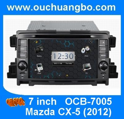 China car gps radio wholesaler for Mazda CX-5 2012 with DVD MP4 media palyer auto stereo system OCB-7005 for sale