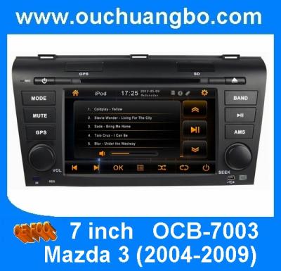 China ouchuangbo dvd gps tv auto for old Mazda 3 2004-2009 with audio multimedia player OCB-7003 for sale