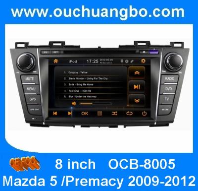 China Car gps navigation for Mazda 5 2009-2012 with VCD blueooth phonebook iPod auto DVD player OCB-8005 for sale