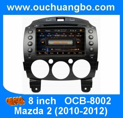 China Ouchuangbo car gps navigation for Mazda 2 2010-2012 with bluetooth iPod OCB-8002 for sale