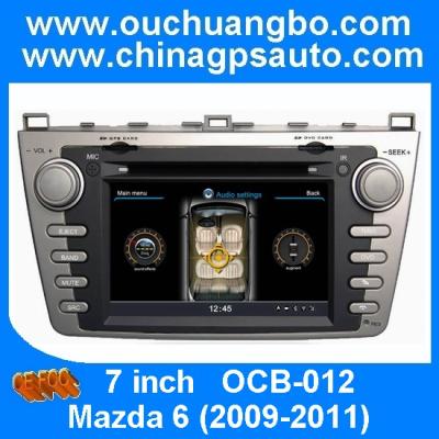 China Ouchuangbo car DVD GPS for Mazda 6 (2009-2011) with host TV S100 DVR screen audio video player for sale