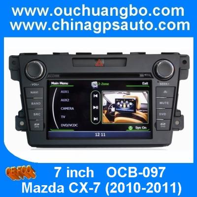 China Ouchuangbo S100 Car Head Unit Sat Navigation for Mazda CX-7 (2010-2011) Bluetoth TV Radio Stereo 1G CPU for sale