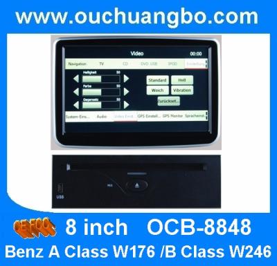 China Cheapest Car Stereo radio for Mercedes Benz A Class W176 /B Class W246 with gps system iPod mp3 player OCB-8848 for sale