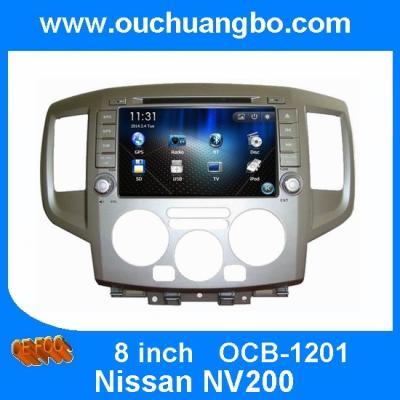 China Ouchuangbo Auto DVD GPS Navigation for Nissan NV200 Stereo System iPod USB TV Radio Player for sale