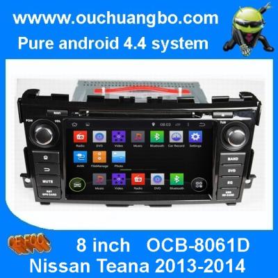 China Ouchuangbo Auto GPS Navigation Stereo System for Nissan Teana 2013-2014 Android 4.4 Bluetooth Media Player OCB-8061D for sale