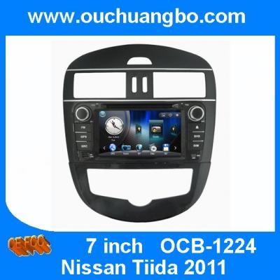 China Ouchuangbo autoradio DVD stereo audio navigation Nissan Tiida 2011 Uruguay map usb BT SD for sale