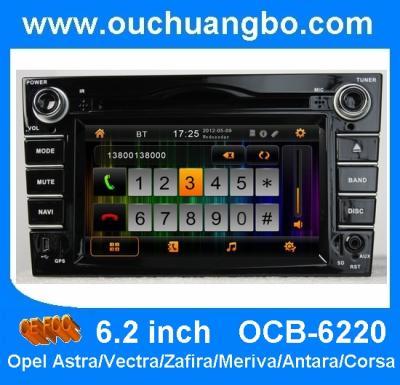 China 6.2 inch digital touch screen sat nav DVD auto Radio for Opel Corsa 2006-2011 Multimedia Car Stereo OCB-6220 for sale