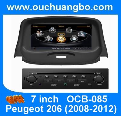 China Ouchuangbo S100 7"Car Touch Screen DVD Radio For Peugeot 206 2008-2012 With Auto GPS Navigation iPod for sale