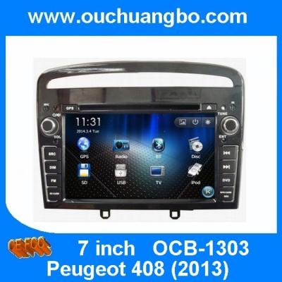 China Ouchuangbo Auto Radio Stereo System for Peugeot 408 2013 DVD USB iPod TV Buetooth OCB-1303 for sale