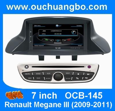 China Ouchuangbo S100 Car GPS Video Player For Renault Megane III (2009-2011) Built in FM/AM iPod RDS for sale