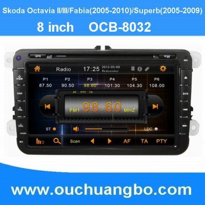 China Auto gps systems for Skoda Fabia /Superb wtih 8 inch digital car DVD player OCB-8032 for sale