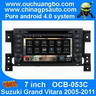 China Ouchuangbo Pure Android 4.0 for Suzuki Grand Vitara 2005-2011 Car Multimedia Player Bluetooth S150 System OCB-053C for sale