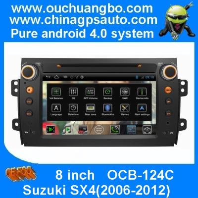 China Ouchuangbo Android 4.0 Suzuki SX4 2006-2012 Auto Multimedia DVD Player Analog TV RDS 1080P Video S150 System OCB-124C for sale