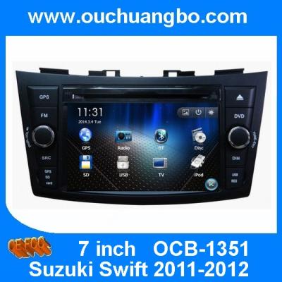 China Ouchuangbo gps Radio stereo DVD for Suzuki Swift 2011-2012 iPod USB swc BT India 2015 map for sale