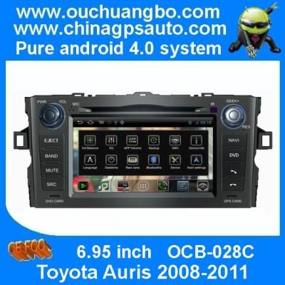 China Ouchuangbo Car Radio S150 Android 4.0 System for Toyota Auris 2008-2011 Support Korean languages PIP GPS OCB-028C for sale