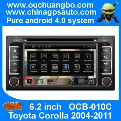 China Ouchuangbo Auto GPS Navigation Android 4.0 for Toyota Corolla 2004-2011 S150 DVD Navi DSP sound-effects OCB-010C for sale