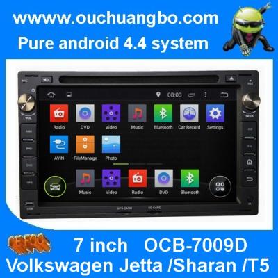 China Ouchuangbo Auto Stereo GPS Navigation for Volkswagen Jetta /Sharan /T5 Android 4.4 DVD Audio Player OCB-7009D for sale