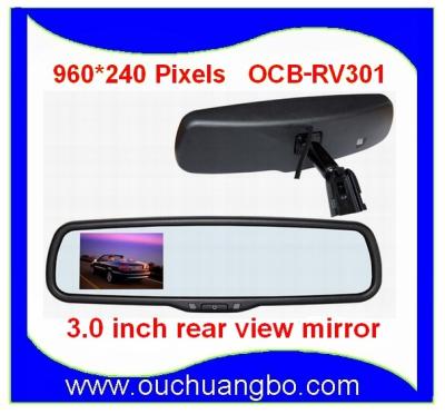 China Ouchuangbo 3.0 inch LCD screen 960*240 rear view mirror OCB-RV301 for sale