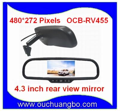 China Ouchuangbo 4.3 inch high-definition digital car rear mirror monitor factory price for sale