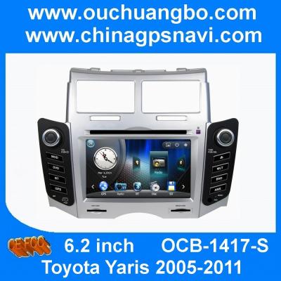 China Ouchuangbo autoradio DVD stereo  Toyota Yaris 2005-2011 sliver iPod BT aux  SD Russia map for sale