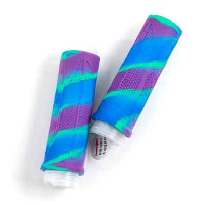 China Design Colors Bicycle Cycling Handlebar Comfortable Multi Slider Outdoor Grips Silicone Cycling Grips for sale