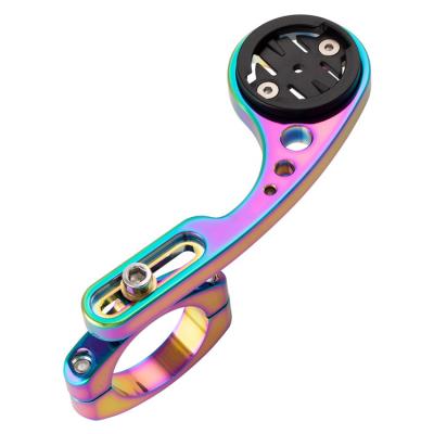 China Compatible with a Variety of CATEYE Garmin Bryton Mount Adjustable Computer Bases Rainbow Bicycle Computer Camera Mount Telescopic Support for sale