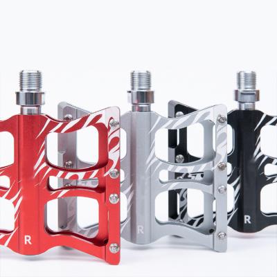 China Non-slip Anodized Colors Bike Three Pedal Alloy Bicycle Pedal MTB Pedal Sealed Ratio Mountain Bike for sale