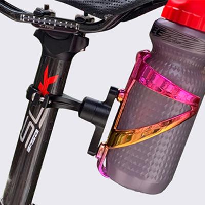 China Aluminum Alloy MTB Road Bike Bottle Cage Bottle Cage Adapter Water Bottle Cage Holder Adapter Support Kettle Rack for sale