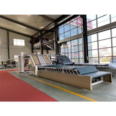 China Semi Automatic Food Corrugating Machine Flute Laminating Corrugated Cardboard Paper For Cardboard Box Making Machine for sale