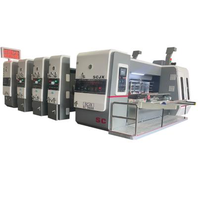 China Automatic High Speed ​​Printing Slotting Food Slitting Machine for sale