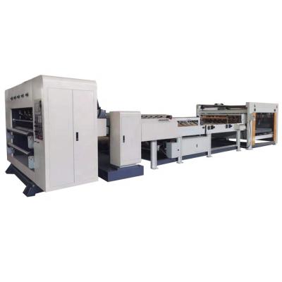 China High level automatic high speed single corrugated slitting and cutting machine for sale