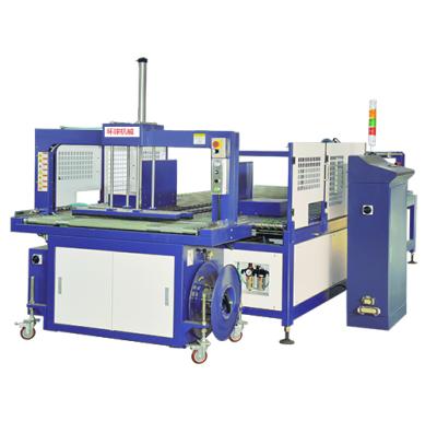 China Automatic High Speed ​​Pressurized Food Carton Strapping Machine Carton Packaging Machine for sale