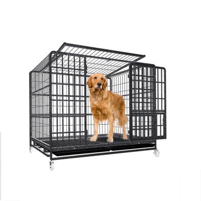 China Wholesale Custom Sizes 30 Inch 36in Sizes 30 Inch 36in Mesh Net Viable Black Stainless Pet Cage Portable Puppy Playpen for sale