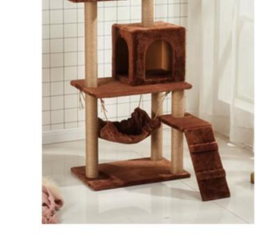 China Korea diy materials sisal materials simple viable pet small house for mushroom furniture cat scratcher tree tower climbing cartoon for sale