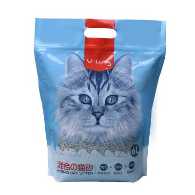 China Factory Stocked Cat Litter Sale Natural Organic Clumping Mineral Buy Premium Scented Compact Ball Form Clay Bentonite Cat Litter for sale