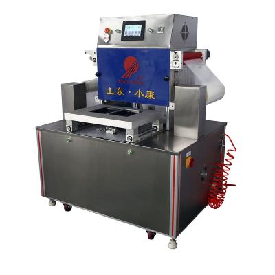 China Performance Fruit Meat Rice Food Skin Sealer Tray Vacuum Gas Perfect Sealing Automatic Packing Machine for sale