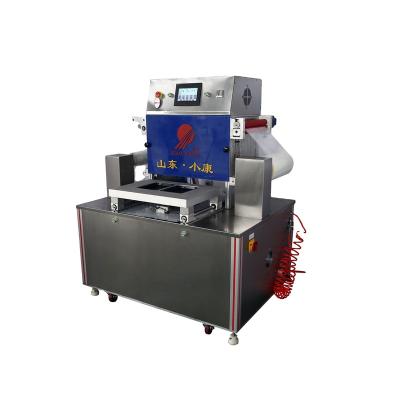 China Fresh Food Press Hot Selling Factory Price Fish Steak Cheese Skin Industrial Wrapping Semi-automatic Packaging Machine for sale