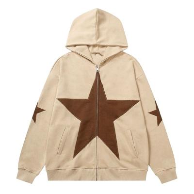 China Anti-wrinkle ODM/OEM wholesale men's hoodies full zip up custom print logo unisex hoodie for man and women for sale