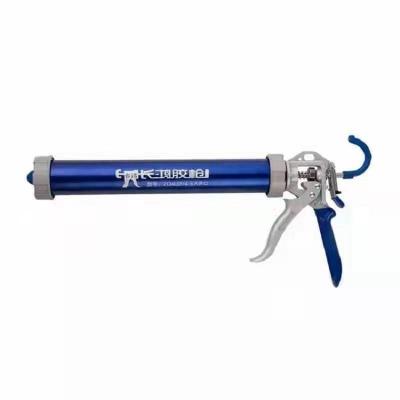 China professional manufacture 600ml/400ml/310ml competitive price skeleton type caulking gun with aluminum handle for sale