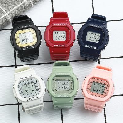 China 2022 shock resistant block water unisex tangan resist digital watches kids sport relojes for sale