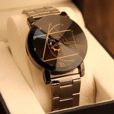 China Non-specific Splendid Original Brand Couples Watch Men Watch Women Stainless Steel Fashion Pairs Watches Synchronize Reloj Hombre Reloj Mujer Montre for sale