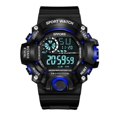 China 3Bar Alarm Water Resistant Fashion Sports Watches For Men Digital Wristwatches Luxury Luminous Led Watches Alarm Date Military Watch for sale