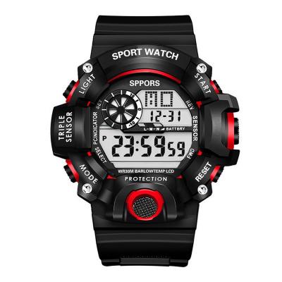 China Simple Alarm Digital LED Waterproof Wristwatches Luxury Brand Camouflage Style Military Men's G Wrist Men's Watches Outdoor Sports Watch for sale