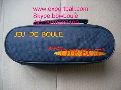 China boules/petanque nylon bag, textile letter bag, print logo bag for sale