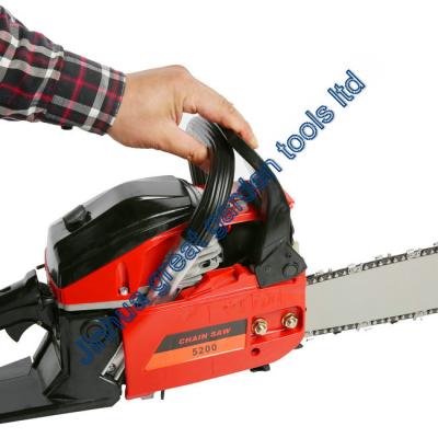 China 2-Stroke / Single Cylinder Professional Easily Moving Gasoline 45cc Gasoline Chainsaw Cutter Wood hustil for sale