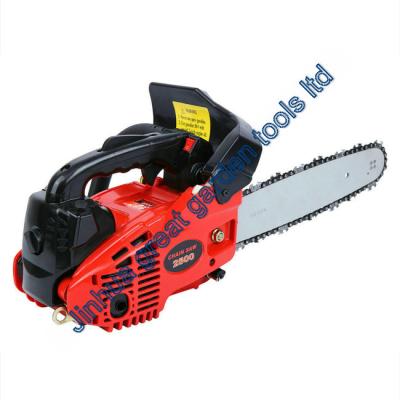 China 2-Stroke/Hand Operated Chainsaw 2500 Single Cylinder Gasoline With Light Weight CE DM Gas Chainsaw Shaft Cutting Machine for sale