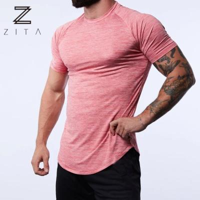 China Factory Wholesale Breathable Fitness OEM Space Wear Dye Mens Gym Sports T-Shirt for sale