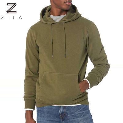 China High Quality Custom Street Style Fleece 100% Cotton Breathable Mens Terry Slim Fit Hoodie With own logo for sale