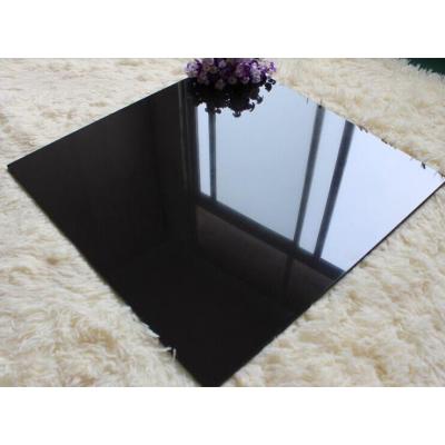 China Living Room Factory Direct Sell Porcelain Slab Tile Super Polished Black &Black Edging Floor Decoration Tile 60x60cm, 24